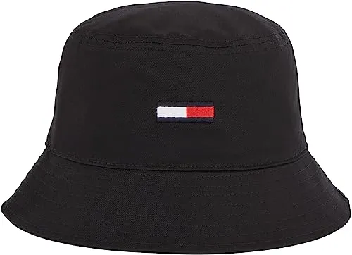 Tommy Jeans TJM Flag Bucket Hat Hut weiß Baumwolle