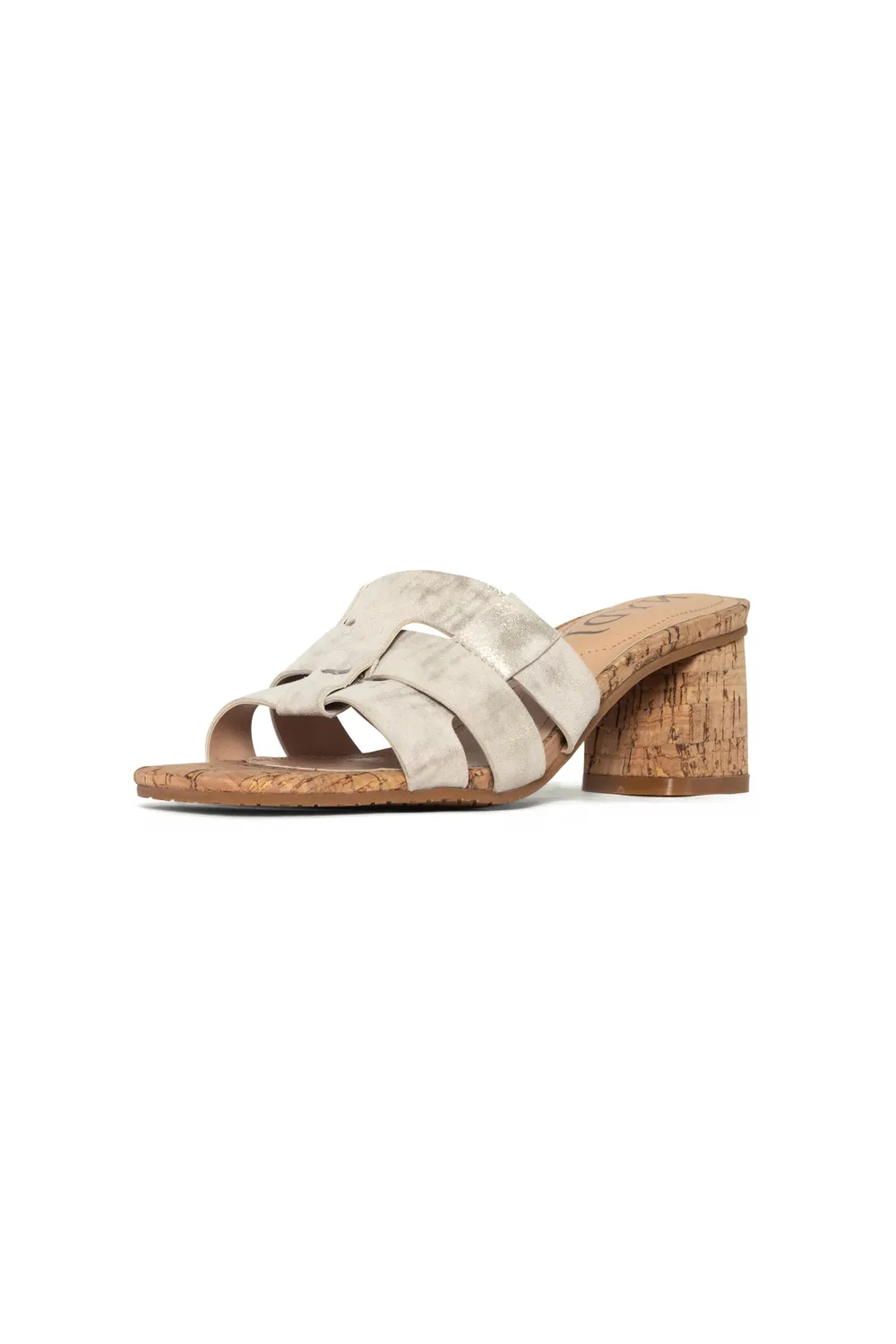 NYDJ Gloriana Mule Pantoletten Pewter Metallic