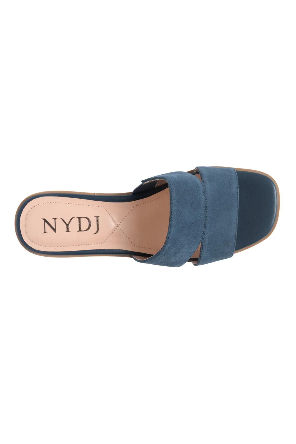 NYDJ Raizy Wedge Sandalen Navy Keilabsatz
