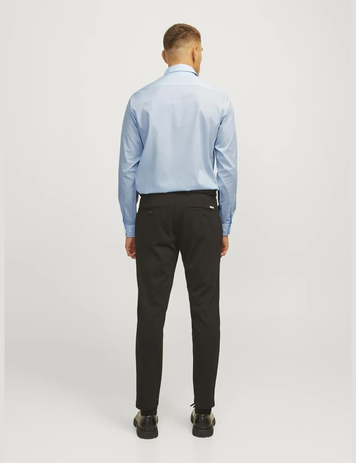 JJ Rebel Jrebgavin Solid Shirt Ls Noos Hemd Blau XS