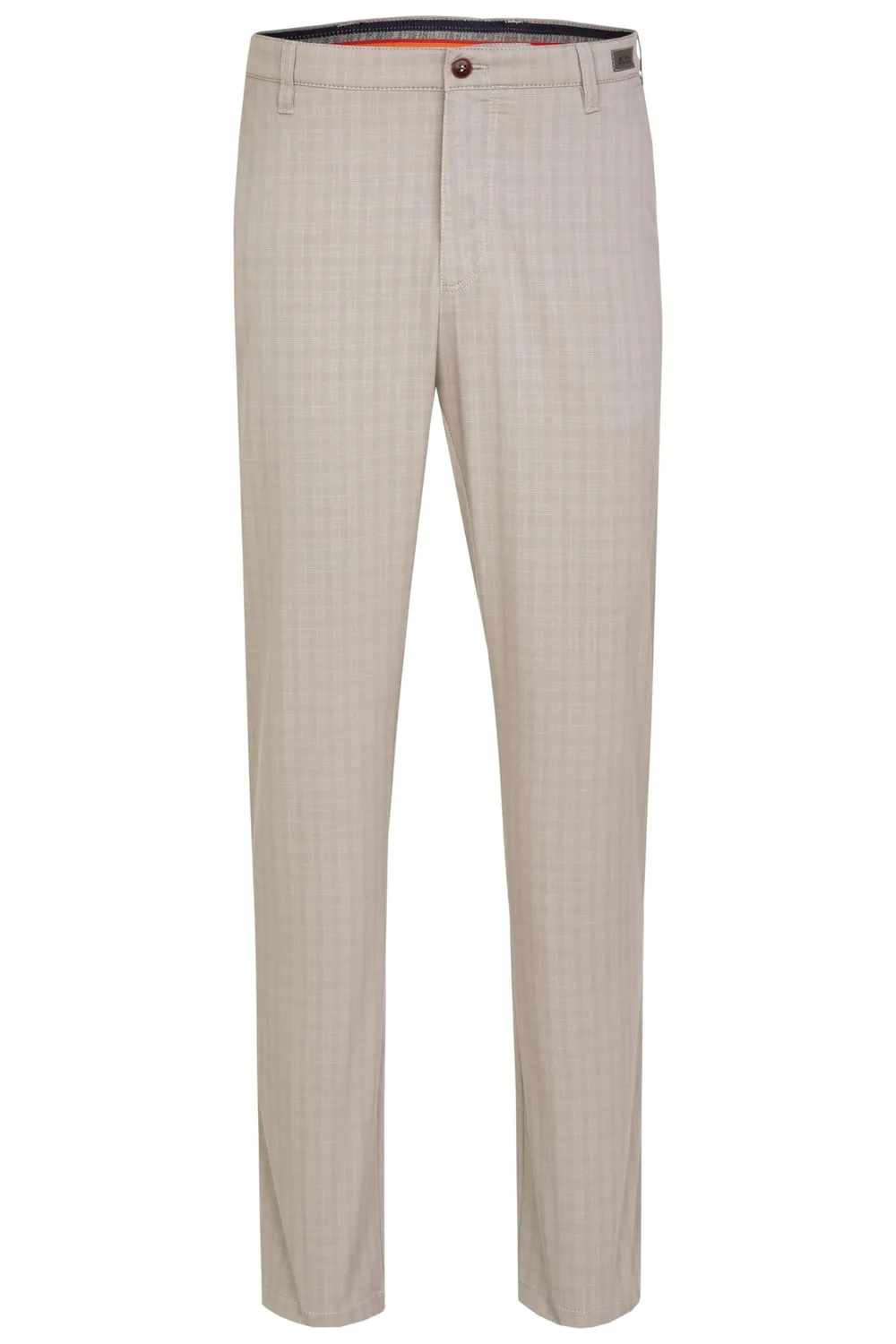 Aubi Ceramica Glencheck Baumwollhose Herren Business
