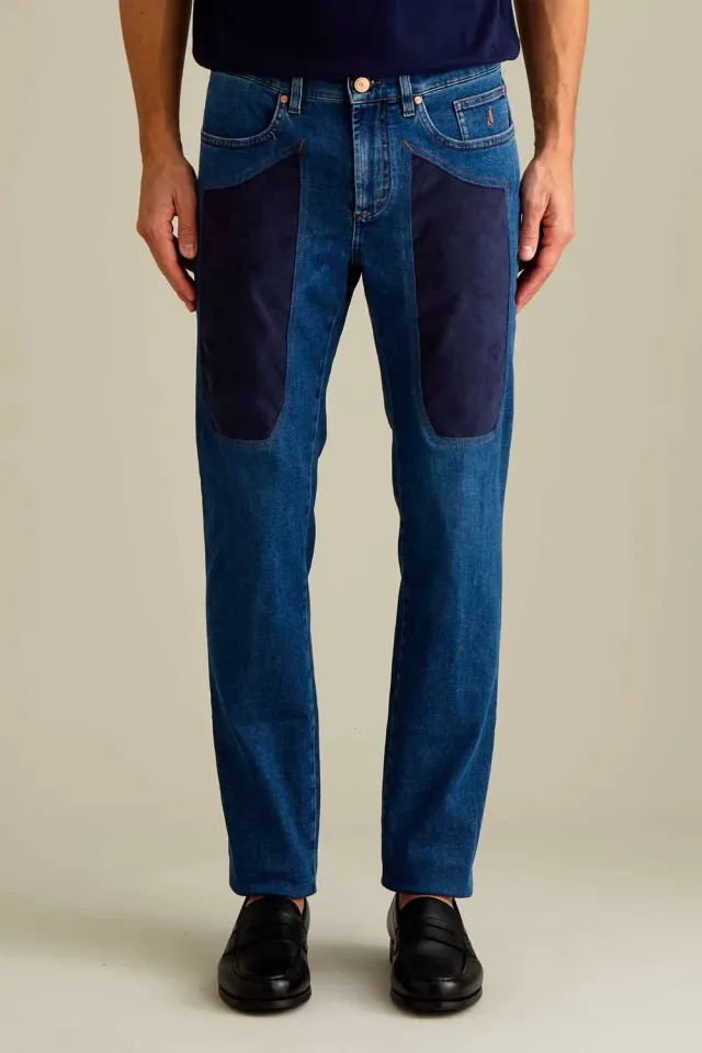 Jeckerson John Slim Fit Jeans Blau Alcantara Dunkelblau