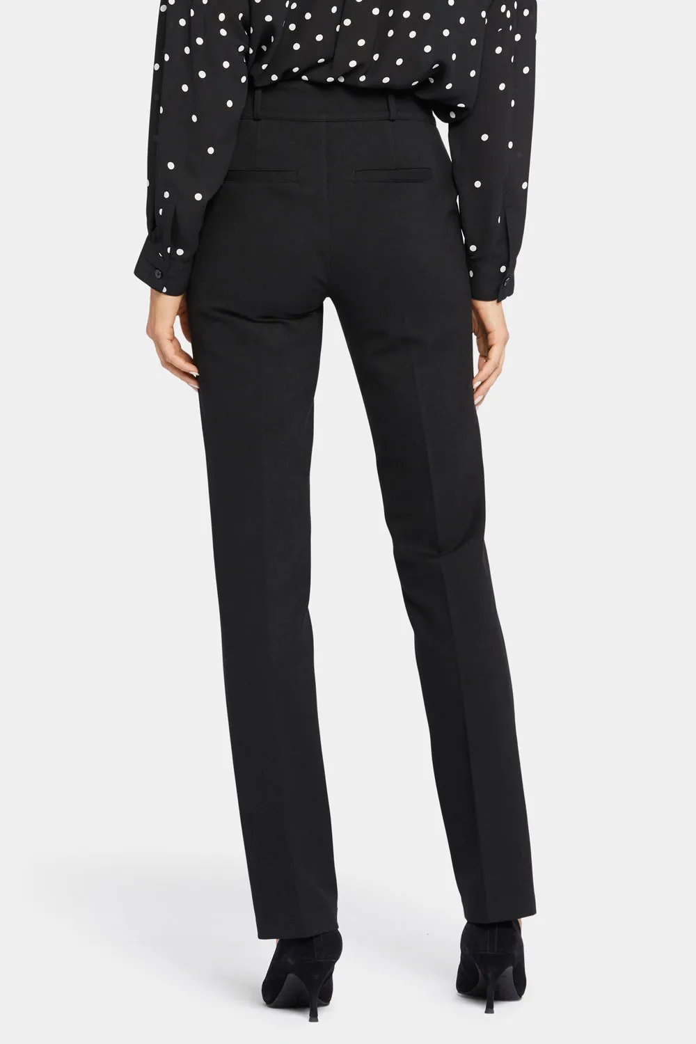 NYDJ Classic Trouser Hose Petite Black Ponte