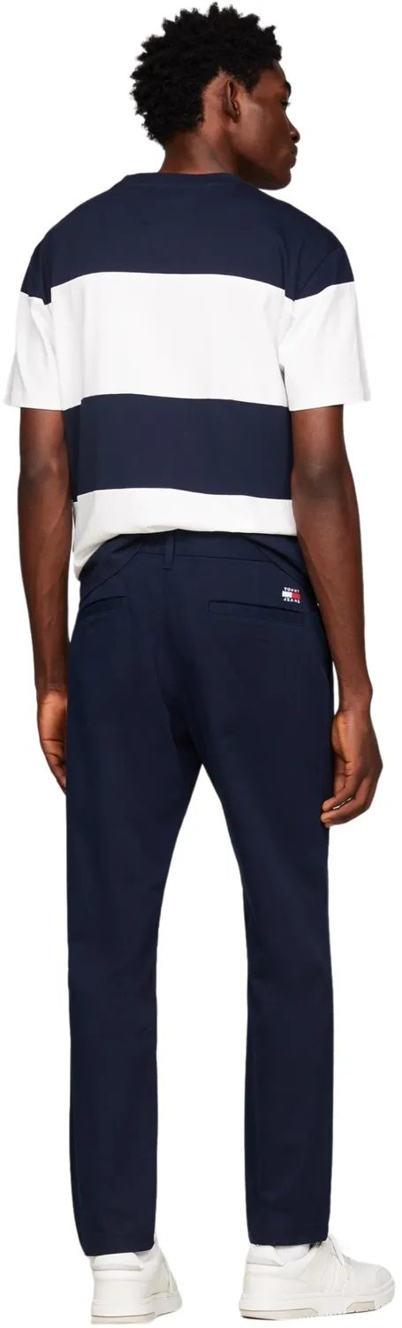 Tommy Jeans Austin Stretch Herren Chino Schwarz Slim