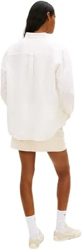 Tommy Jeans TJW RLX Linen DW0DW20292 Hemd Damen Gr. L