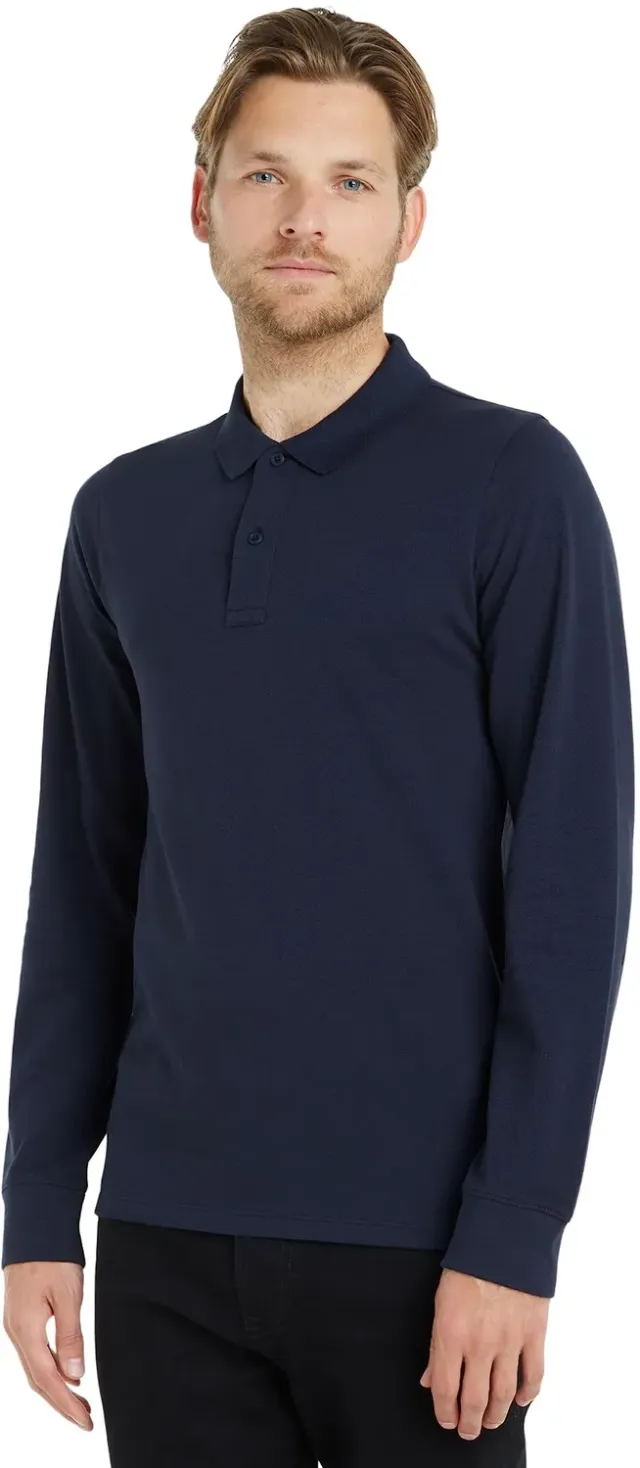 Tommy Jeans Langarm Poloshirt Herren Baumwolle