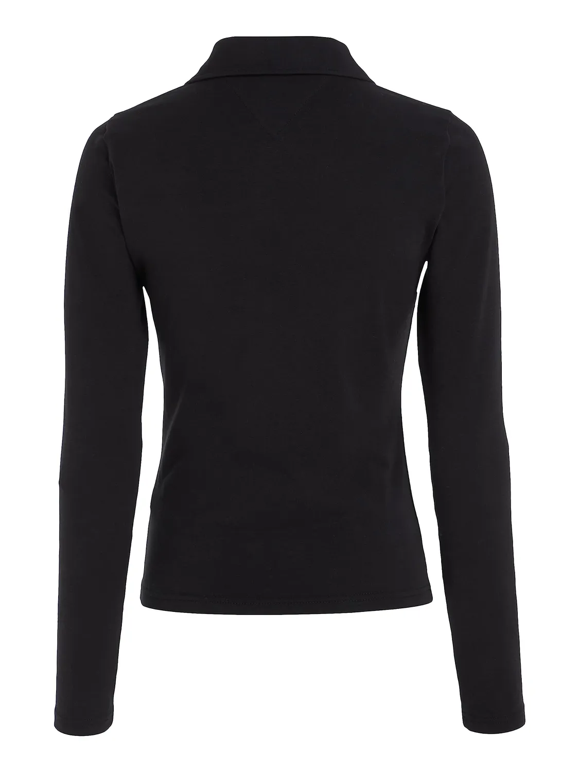 Tommy Jeans Damen Langarm Polo Shirt XS Pique Kragen