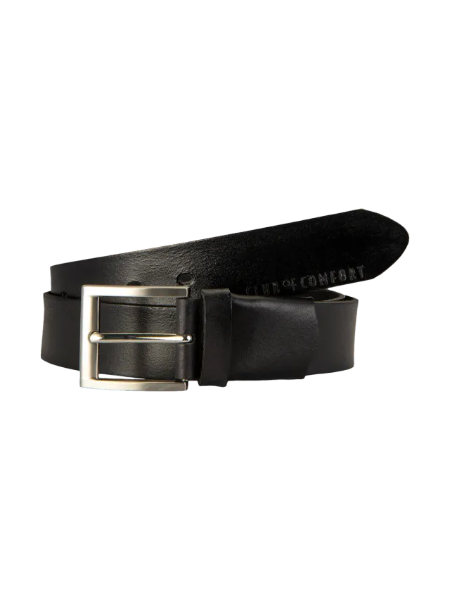 Club of Comfort Leder A 50 Gürtel schwarz Stretch