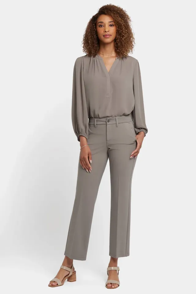 NYDJ Straight Trouser Hose Saddlewood Sculpt-Her