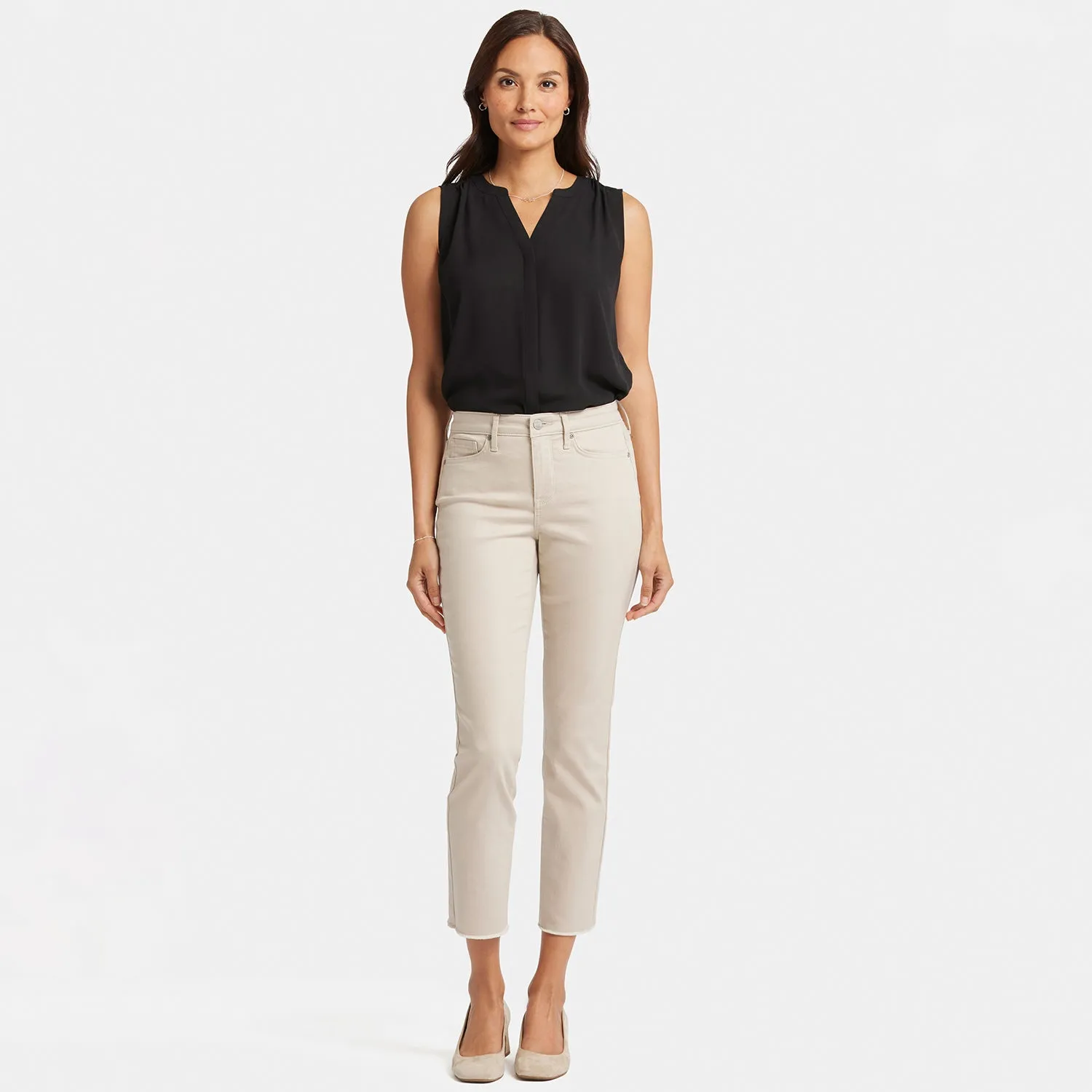 NYDJ Sheri Slim Ankle Jeans Feather beige Slim Fit