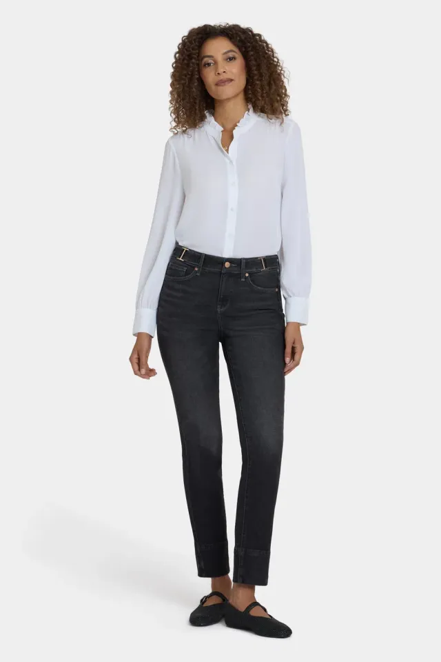 NYDJ Sheri Slim Jeans Paris Lights Grau
