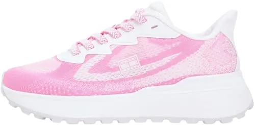 Tommy Jeans Sporty Knit Runner Sneaker Damen 38 Rosa