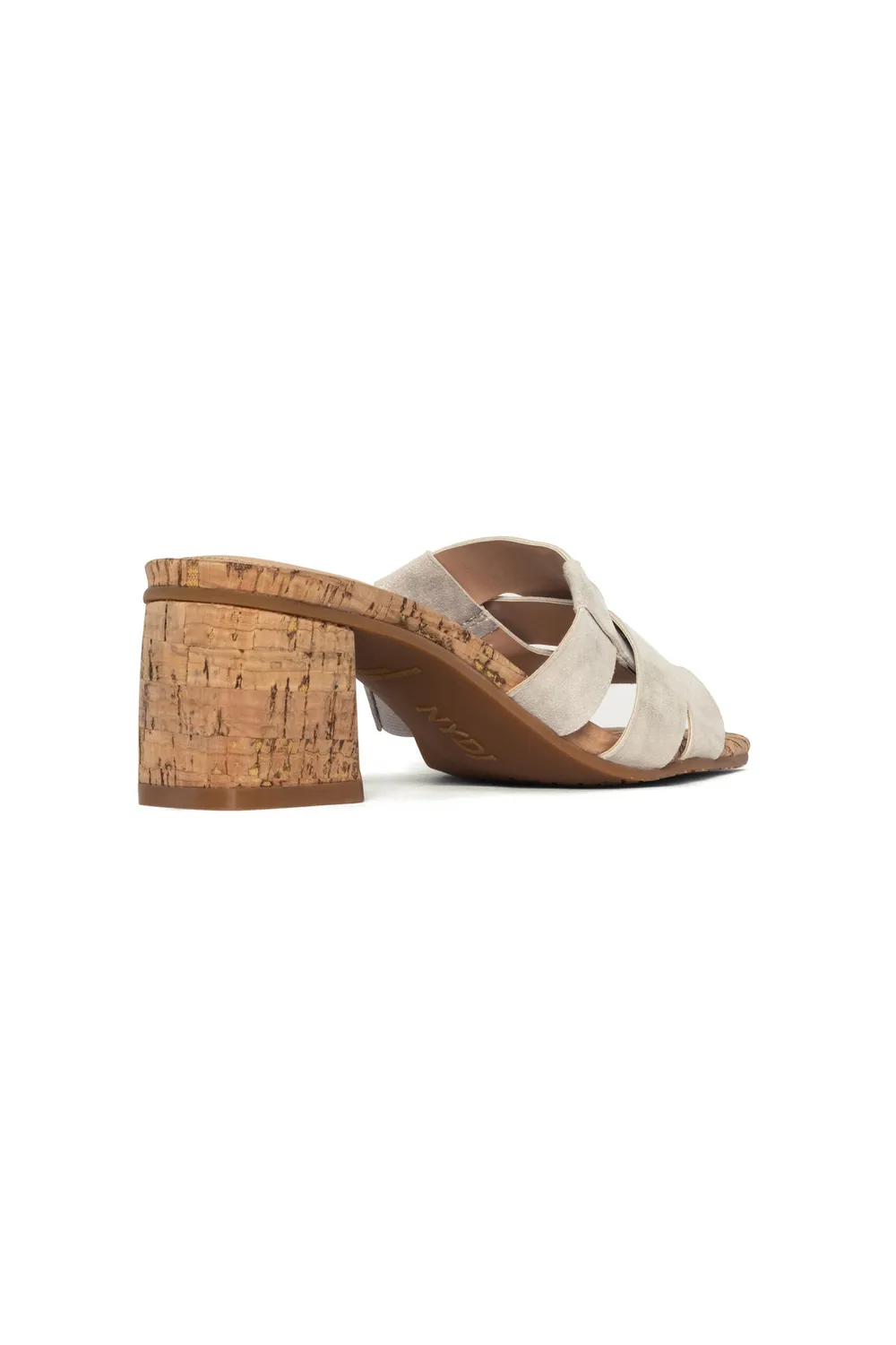 NYDJ Gloriana Mule Pantoletten Pewter Metallic
