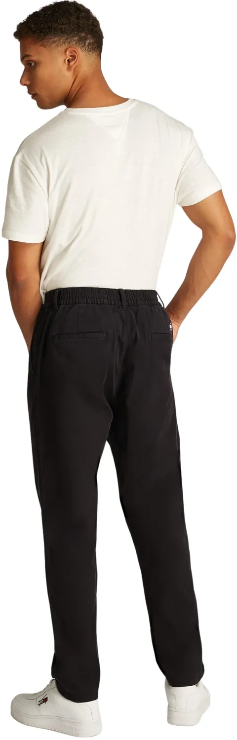 Tommy Jeans Isaac Twill Wide Leg Stoffhose Herren beige