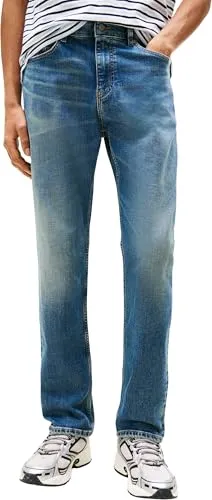 Tommy Jeans Ryan Slim Straight Jeans Herren dunkel